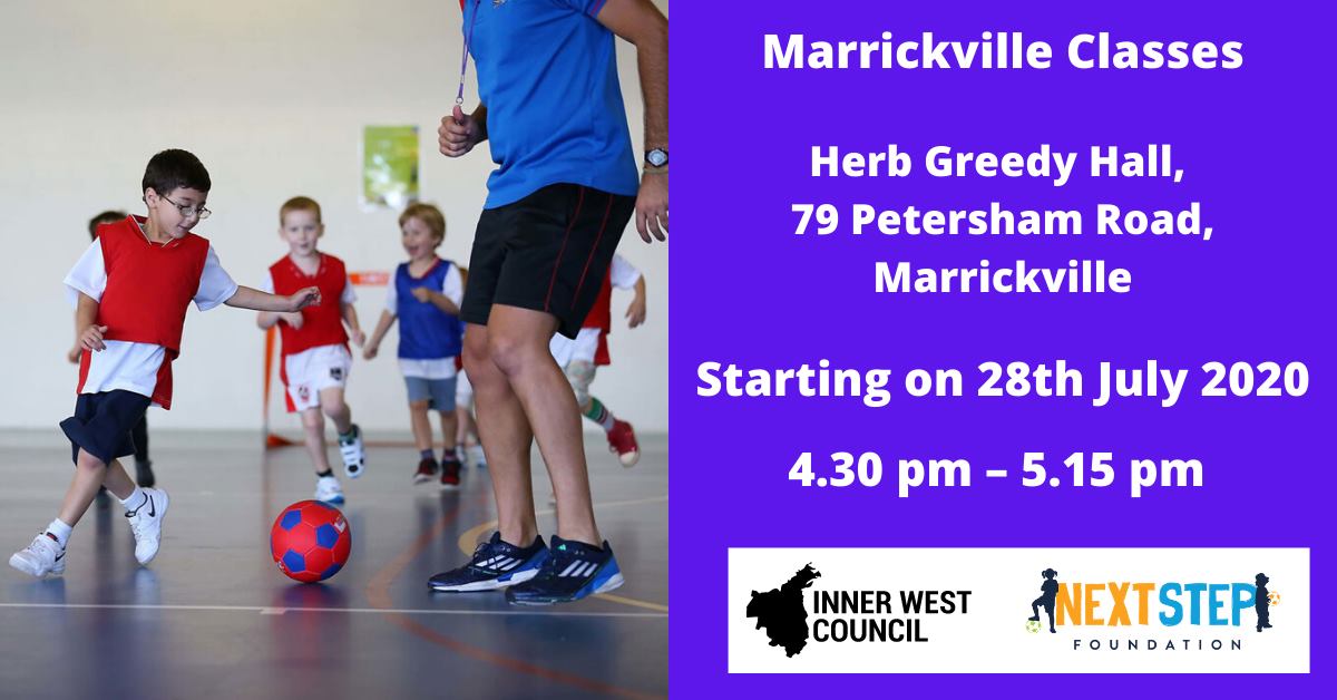 Marrickville Classes Return - Next Step Foundation Football Classes for kids with special needs.